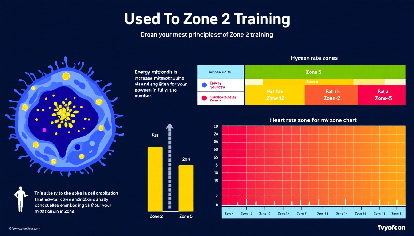 저강도 Zone 2 훈련의 과학적 원리를 설명하는 인포그래픽