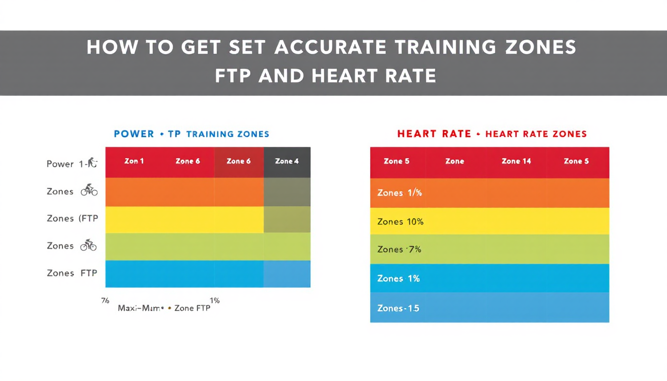 훈련 존 설정 방법을 시각화한 인포그래픽 이미지